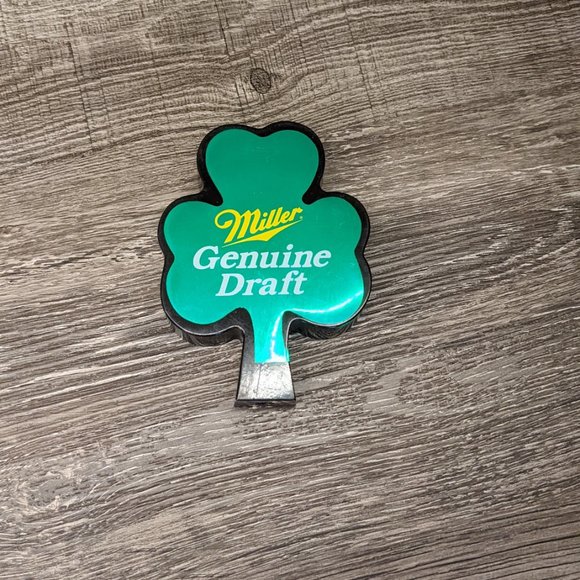 TAP - MILLER GENUINE DRAFT Beer Tap - Shamrock - Green - St. Patrick's Day!! ☘️ - Picture 2 of 8